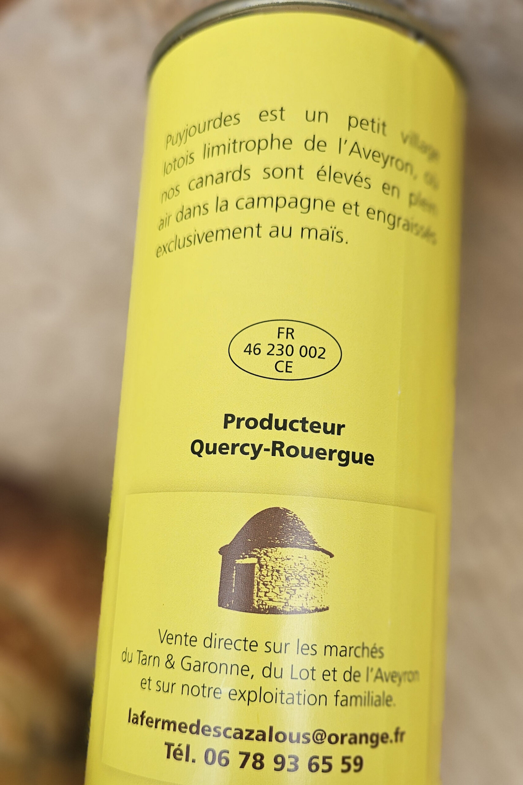 Cou farçi de canard 25% de foie gras