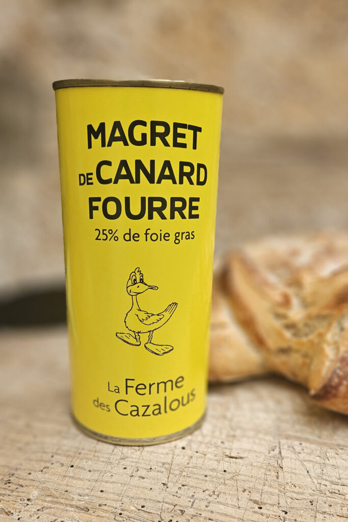 Magret de canard fourré de foie gras de la ferme des cazalous