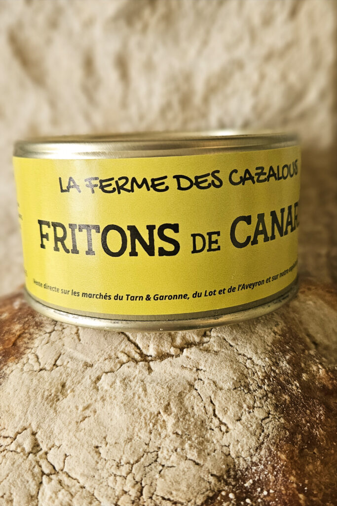 fritons de canard De la ferme des cazalous