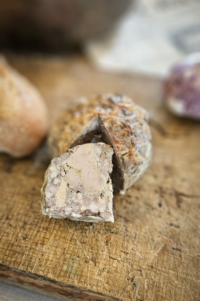 Fricandeau au foie gras (25%) de la ferme des cazalous