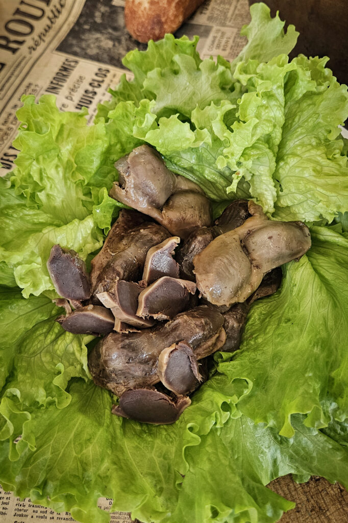gésiers confits de la ferme de cazalous