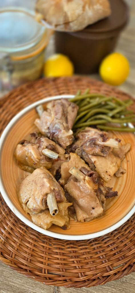 manchon canard confit de la ferme des cazalous