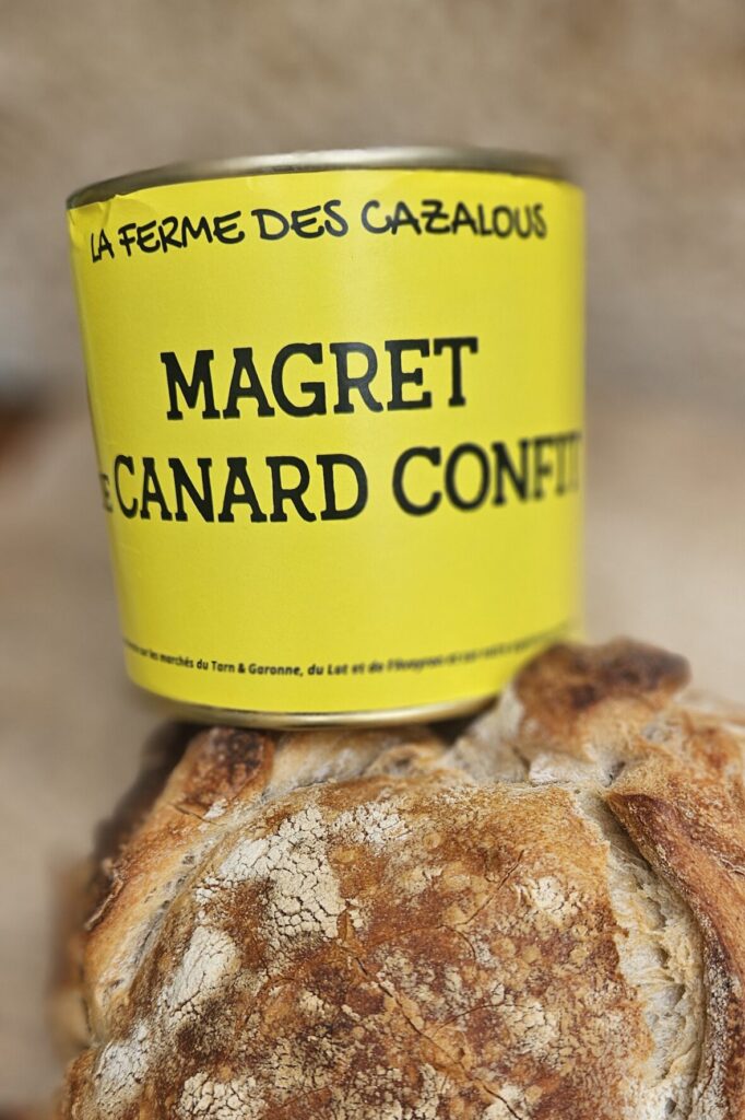 Magret de canard confit de la ferme des cazalous