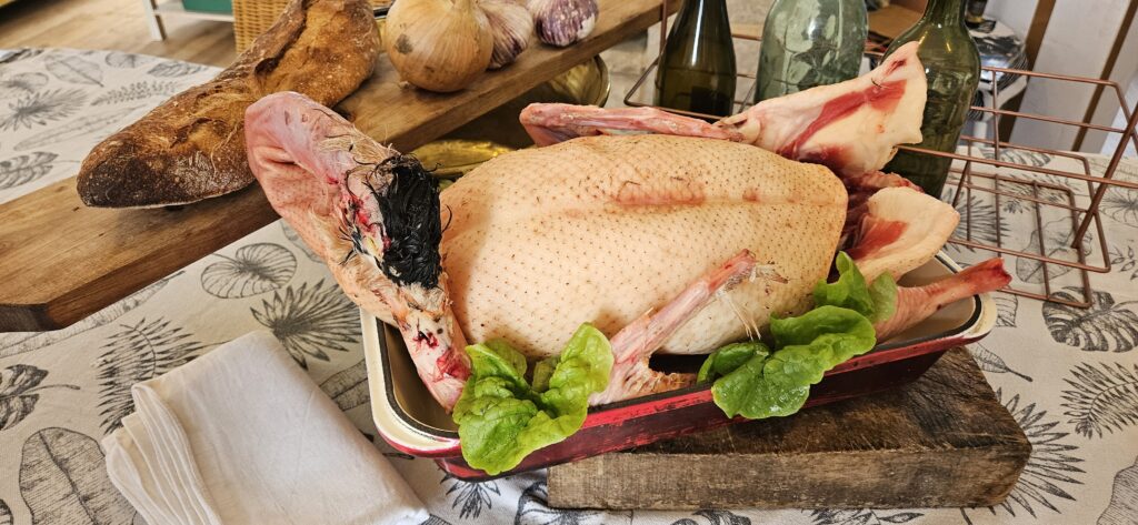 Canard gras avec foie de la ferme des cazalous