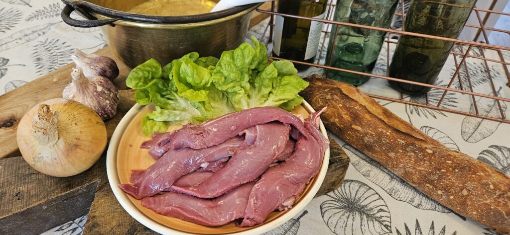 Aiguillettes de canard de la ferme des cazalous